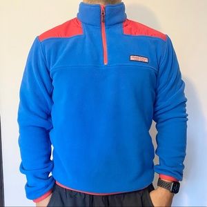 Vinyard Vines Mens fleece half zip pullover XS